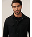Cavallaro Napoli Overshirt met Drukknoopsluiting,  Wol-blend, Stretch, Zwart