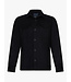 Cavallaro Napoli Overshirt met Drukknoopsluiting,  Wol-blend, Stretch, Zwart