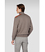 Paul & Shark Trui, Half-Zip, Wol, Bruin, Ribcord Details Burnt Orange