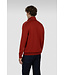 Paul & Shark Trui, Half-Zip, Soft Cool Touch Wol met Typhoon® Platinum details, Burnt Orange