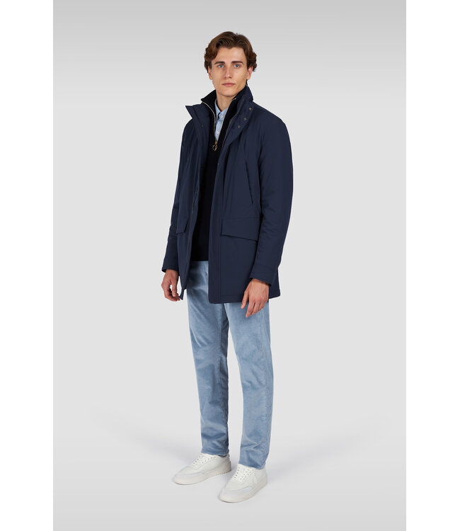 Paul & Shark Driekwart Jas, Car Coat, RE 4X4 stretch Typhoon®, Donkerblauw