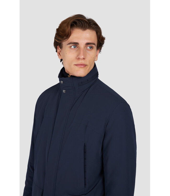 Paul & Shark Driekwart Jas, Car Coat, RE 4X4 stretch Typhoon®, Donkerblauw