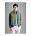 Paul & Shark Vest met Rits, Wol, Typhoon Platinum, Groen met Beige Accenten