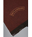 Paul & Shark Sjaal, Gebreid, Bruin Burnt Orange, Moon Logo