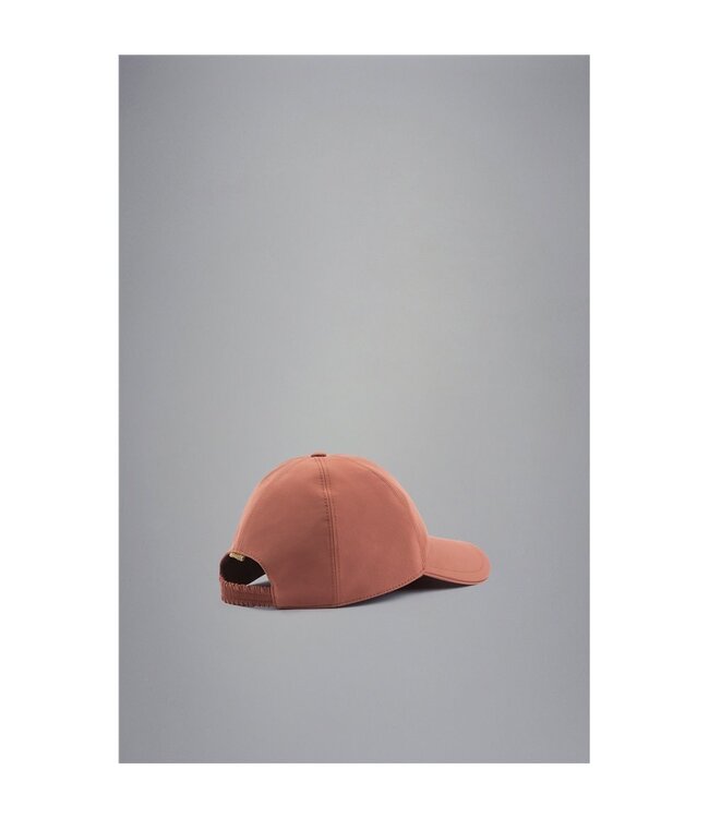Paul & Shark Baseball Cap met Moon Batch Logo, Burnt Orange
