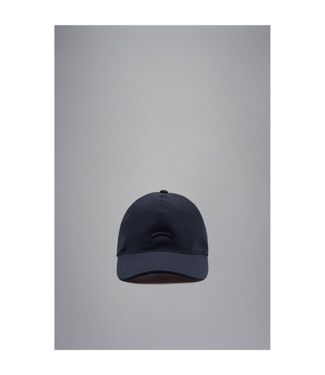 Paul & Shark Baseball Cap met Moon Batch Logo, Donkerblauw