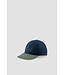 Paul & Shark Baseball Cap, Katoen, Two-Tone, Geborduurd Logo, Donkerblauw / Groen