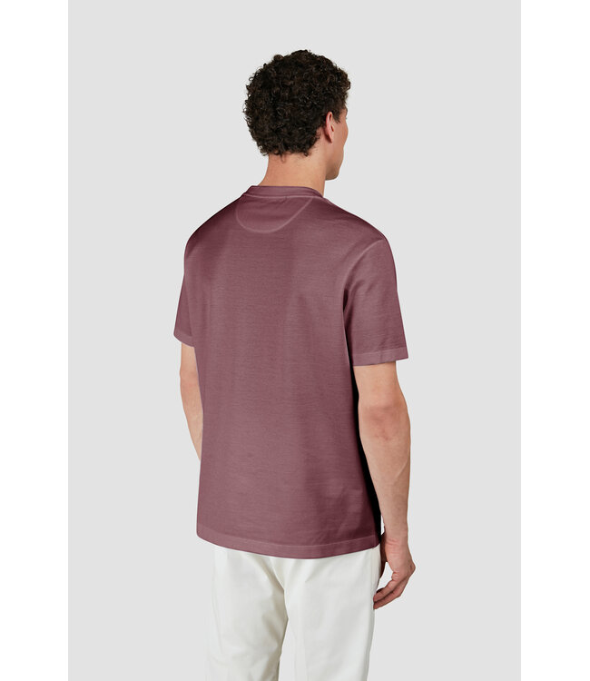 Paul & Shark T-Shirt, Piqué, Gemerceriseerd Katoen, Kleur Oud Roze