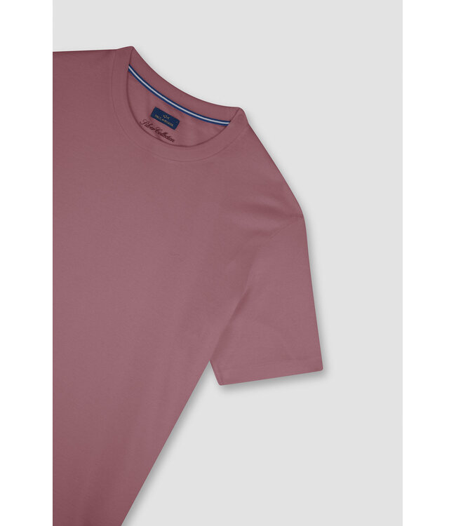 Paul & Shark T-Shirt, Piqué, Gemerceriseerd Katoen, Kleur Oud Roze