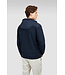 Paul & Shark Vest met Capuchon en Rits, Katoen Mix, Typhoon ® RE-4X4 Stretch Details, Donkerblauw met Suede Accenten
