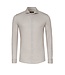 Desoto Luxury Line Overhemd, Herringbone Design, Supima Jersey Katoen, Beige, Cutaway Kraag