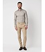 Desoto Luxury Line Overhemd, Herringbone Design, Supima Jersey Katoen, Beige, Cutaway Kraag
