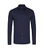Desoto Luxury Line Overhemd, Supima Jersey Katoen, Donkerblauw, Cutaway Kraag