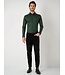 Desoto Heren, Jersey Overhemd, Lange Mouw, Kent Kraag, Petrol Groen