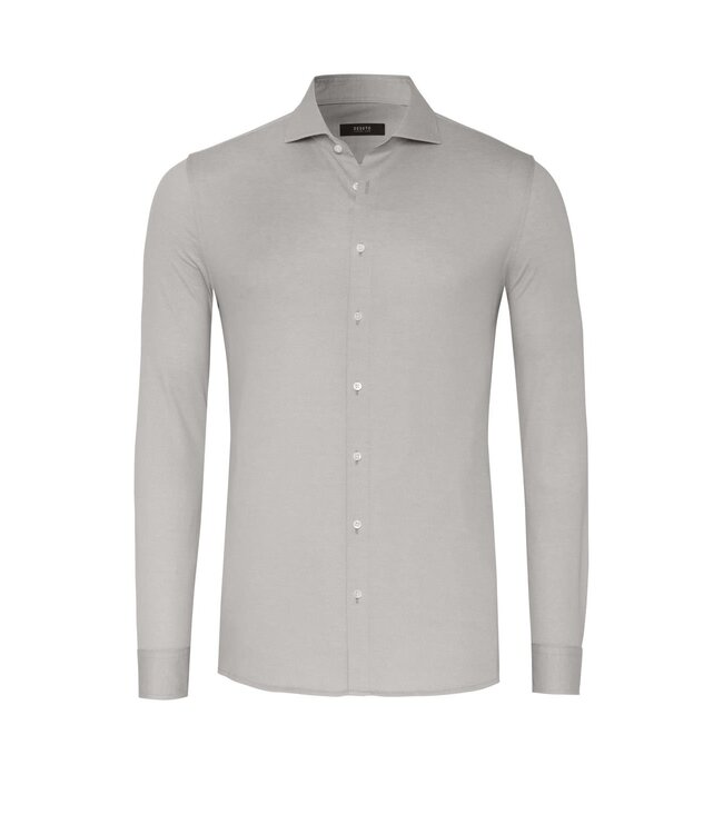 Desoto Luxury Line Overhemd, Regal Twill Design, Supima Jersey Katoen, Taupe