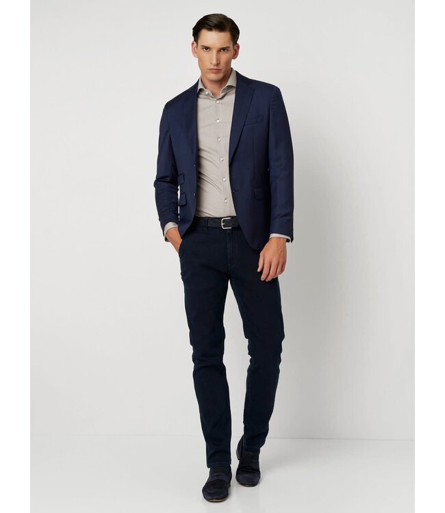 Desoto Luxury Line Overhemd, Regal Twill Design, Supima Jersey Katoen, Taupe