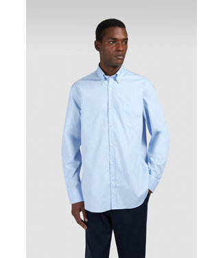 Paul & Shark Paul & Shark, Overhemd, Katoen, Lange Mouw, Lichtblauw