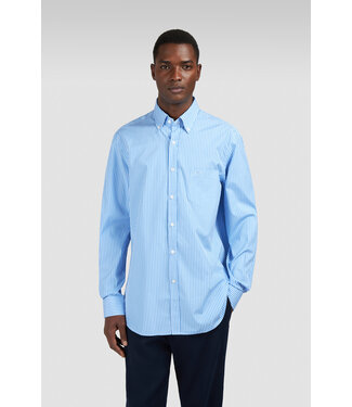 Paul & Shark Paul & Shark, Overhemd, Lichtblauw Wit Gestreept,  Easy Care