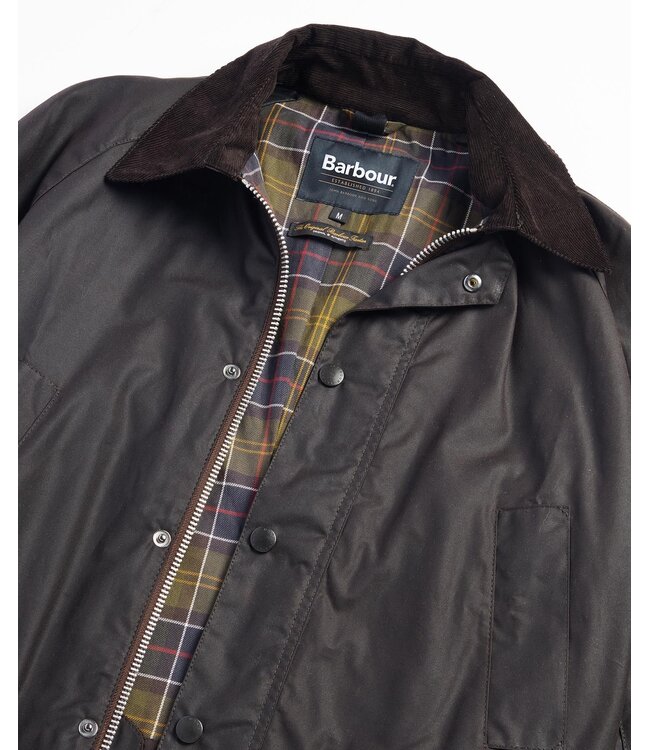 Barbour Wax Jas, Model Ashby, Bruin Rustic Classic