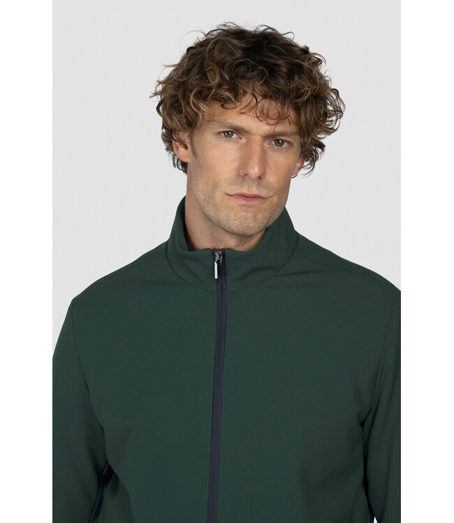 Paul & Shark  Jas, Blouson Model, Dynamic Stretch, Groen