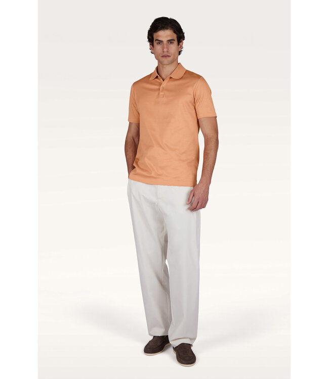 Paul & Shark Polo, Korte Mouw, Aqua Touch, Katoen, Lichtoranje