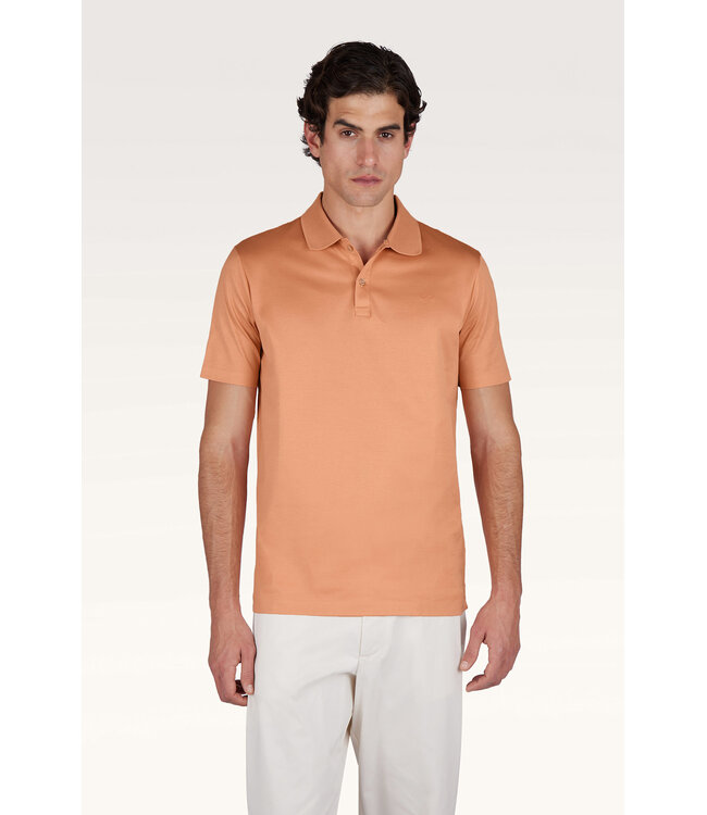 Paul & Shark Polo, Korte Mouw, Aqua Touch, Katoen, Lichtoranje