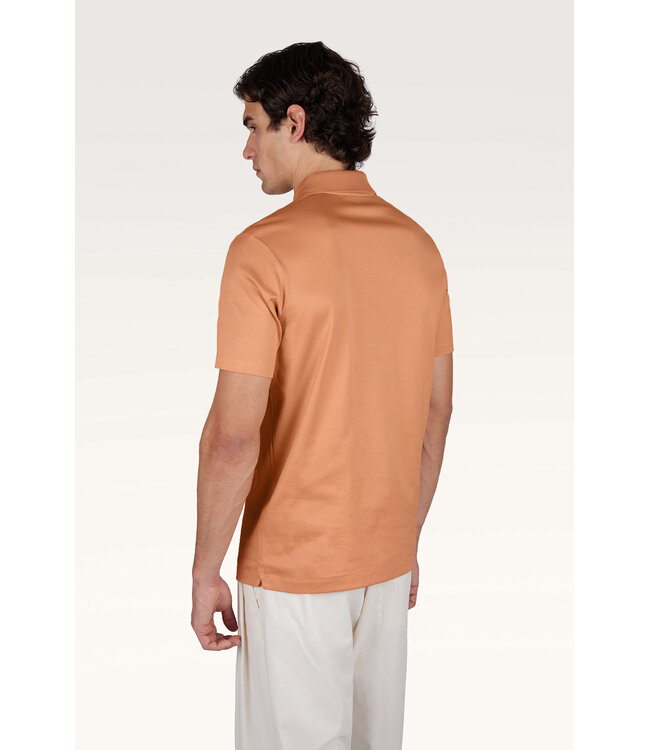 Paul & Shark Polo, Korte Mouw, Aqua Touch, Katoen, Lichtoranje