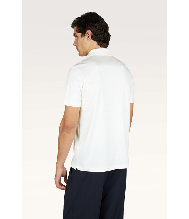 Paul & Shark Polo, Korte Mouw, Aqua Touch, Katoen, Off-White