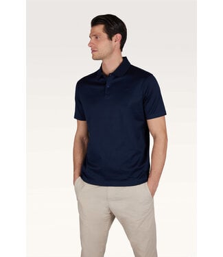 Paul & Shark Paul & Shark, Polo, Korte Mouw, Aqua Touch, Katoen, Uni Donkerblauw