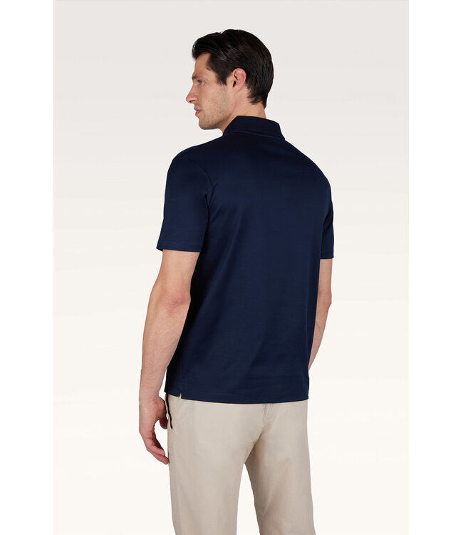 Paul & Shark Polo, Korte Mouw, Aqua Touch, Katoen, Uni Donkerblauw