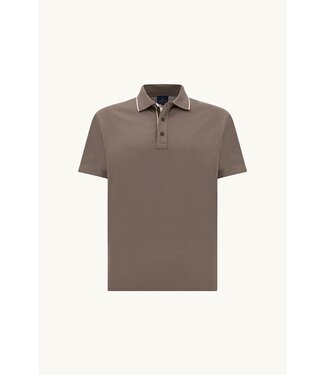 Paul & Shark Paul & Shark, Polo, Korte Mouw, Aqua Touch, Katoen, Taupe