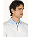 Paul & Shark Polo, Korte Mouw, Aqua Touch, Katoen, Off-White, Lichtblauwe Accenten