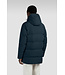 Paul & Shark Winter Parka Jas met Afneembare Capuchon, Re-Goose Dons Voering, Donkerblauw