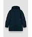 Paul & Shark Winter Parka Jas met Afneembare Capuchon, Re-Goose Dons Voering, Donkerblauw
