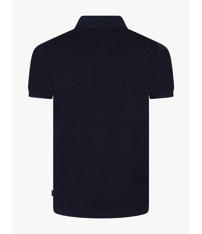 Cavallaro Napoli Polo, Korte Mouw, Katoen, Donkerblauw