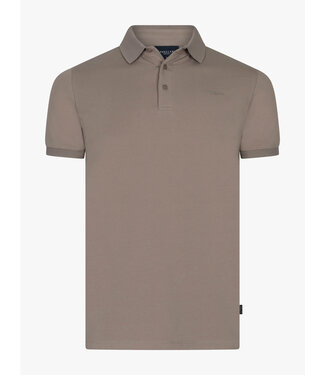 Cavallaro Napoli Cavallaro, Polo, Korte Mouw, Katoen, Taupe