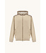 Paul & Shark Vest met Rits, X-Soft, Viscose, Typhoon Platinum, Alcantara Details, Beige