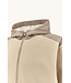 Paul & Shark Vest met Rits, X-Soft, Viscose, Typhoon Platinum, Alcantara Details, Beige