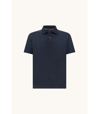 Paul & Shark Paul & Shark, Polo, Korte Mouw, Aqua Touch, Katoen, Uni Donkerblauw