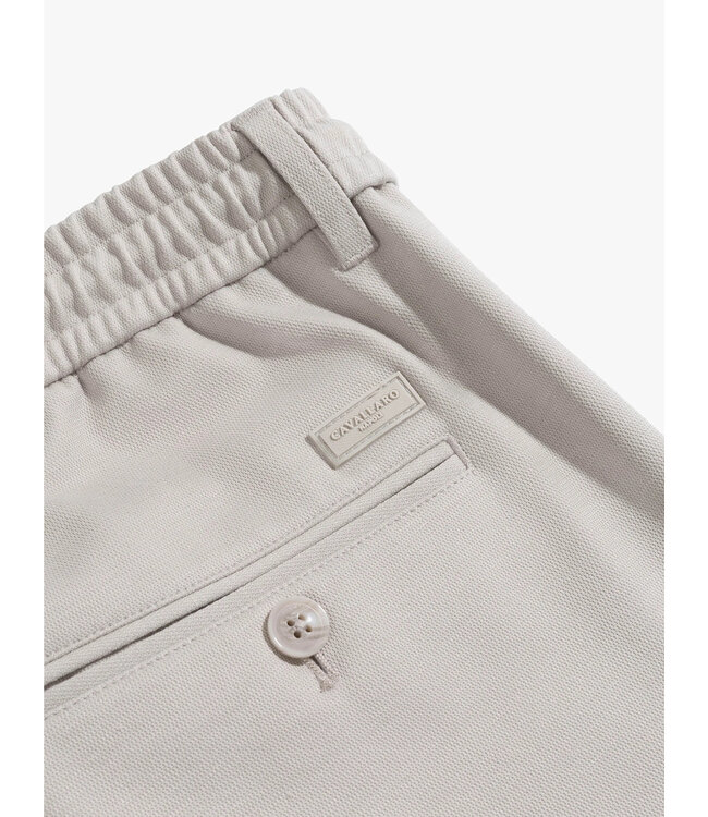 Cavallaro Napoli Heren Broek, Jogger, Chino Model, Licht Beige