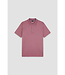 Paul & Shark Polo, Korte Mouw, Perlé Jersey Katoen, Vintage Roze, Earth Red