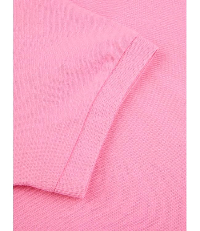 Stenstroms Polo, Korte Mouw, Pique Katoen, Roze