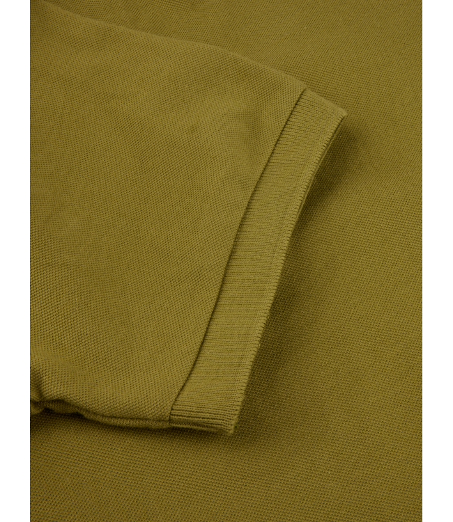 Stenstroms Polo, Korte Mouw, Pique Katoen, Groen