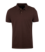 Stenstroms Polo, Korte Mouw, Pique Katoen, Bruin