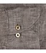 Stenstroms Overhemd, Linnen, Lange Mouw, Slimline, Beige Bruin