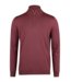 Stenstroms Half-Zip Trui, Merino Wol, Oud Roze Kleur