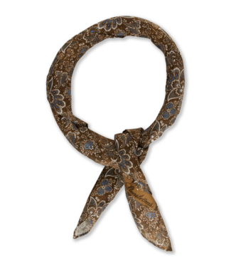 Stenstroms Stenstroms, Bandana, Linnen, 70 x 70, Beige met Bloem Print