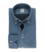 Stenstroms Overhemd, Flanel, Lange Mouw, Button Down Kraag, Blauw, Regular Fit