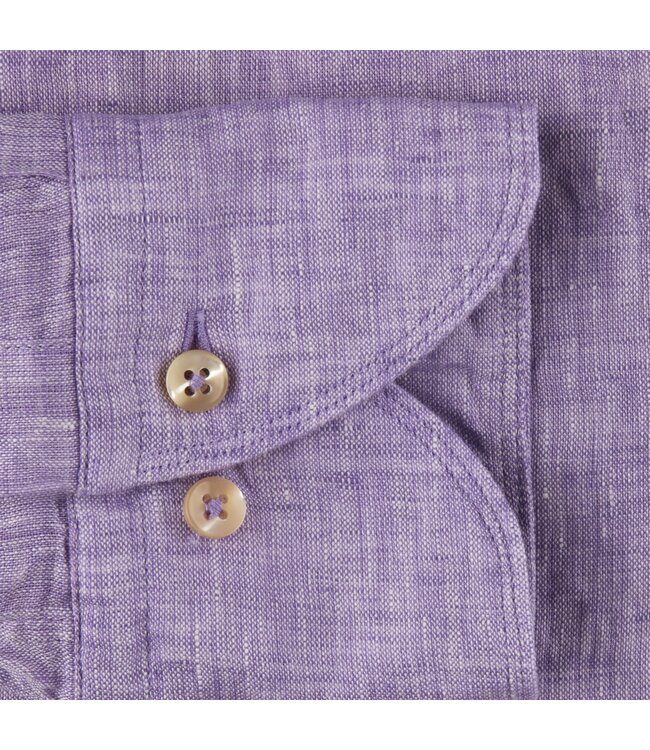 Stenstroms Linnen Overhemd, Paars, Lila, New Slimline