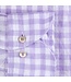 Stenstroms Overhemd, Linnen, Lange Mouw, Paars, Lila Wit Geruit, Slimline